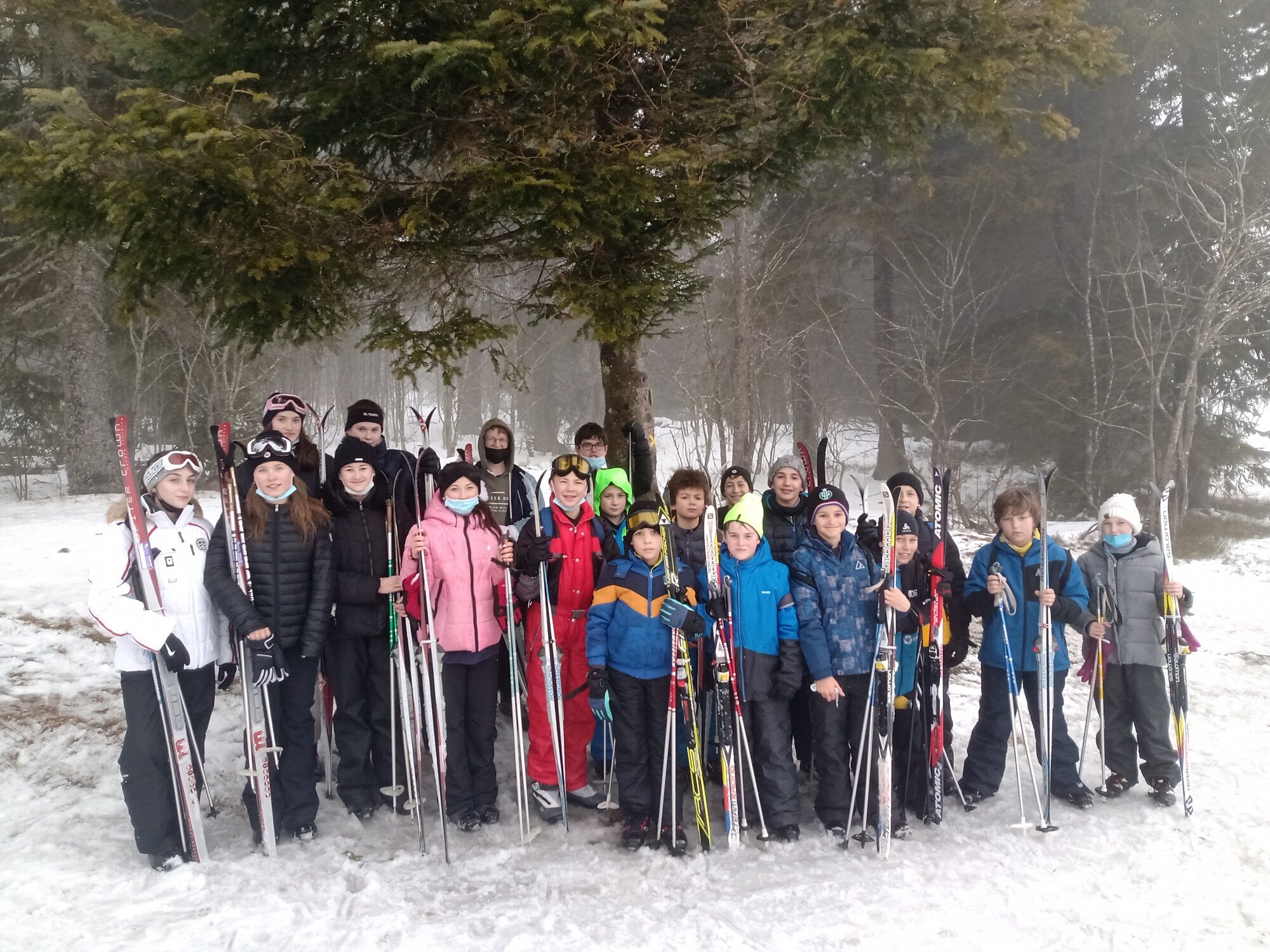 Collège Vallès 2022 - ski de fond