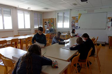 Salle d'arts plastiques du Collège Jules Vallès - Mai 2015