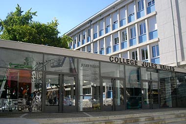Entrée principale du Collège Jules Vallès - Mai 2015