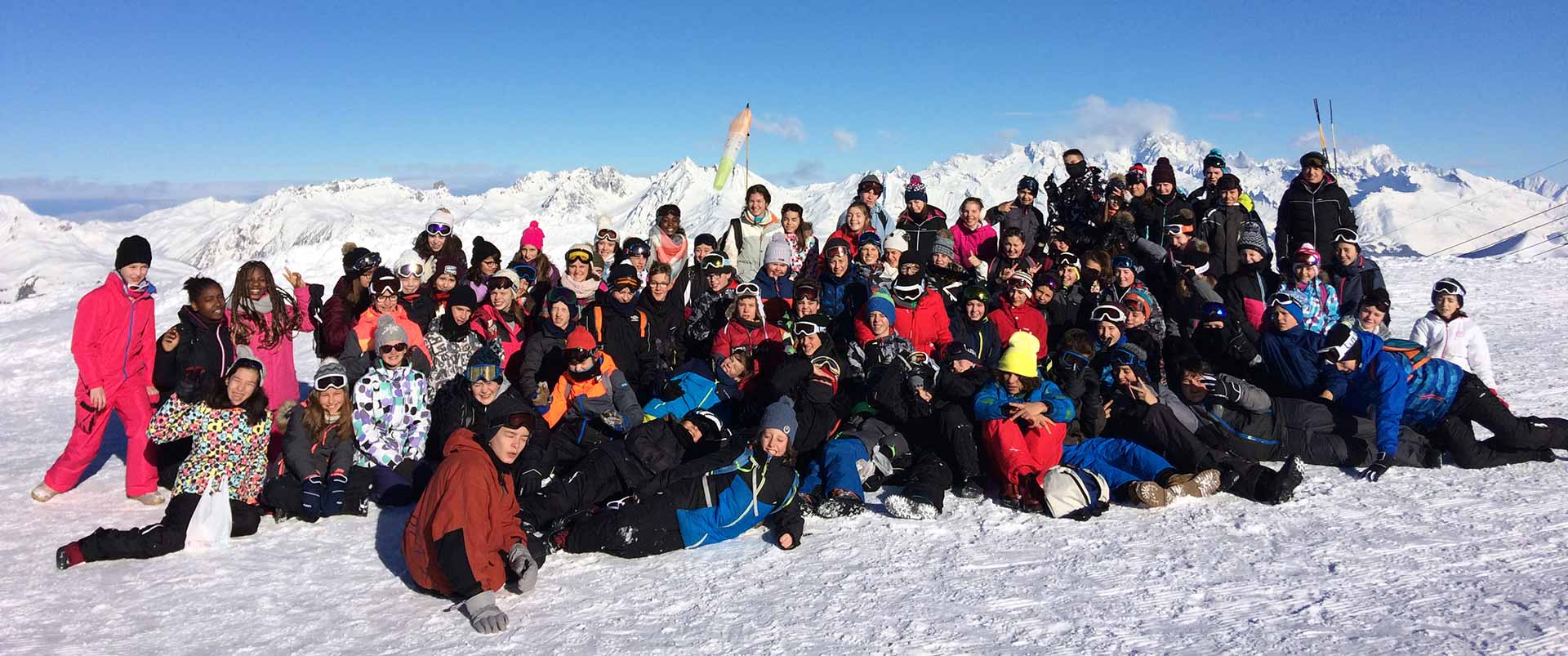Voyage au ski des 5émes à La Plagne 2017